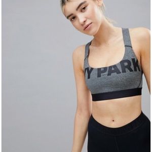 IVY PARK grey sports bra with Logo EUC
